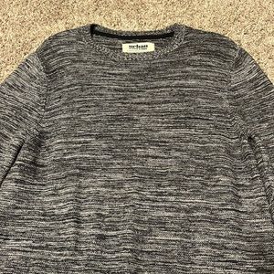 Blue urban pipeline sweater